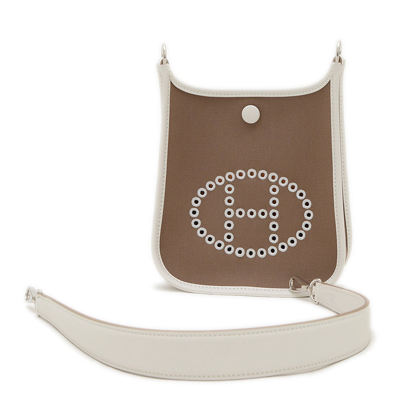 ネオエブリン TPM トワル/スイフト エトゥープ シルバー金具 K刻印 ショルダーバッグ