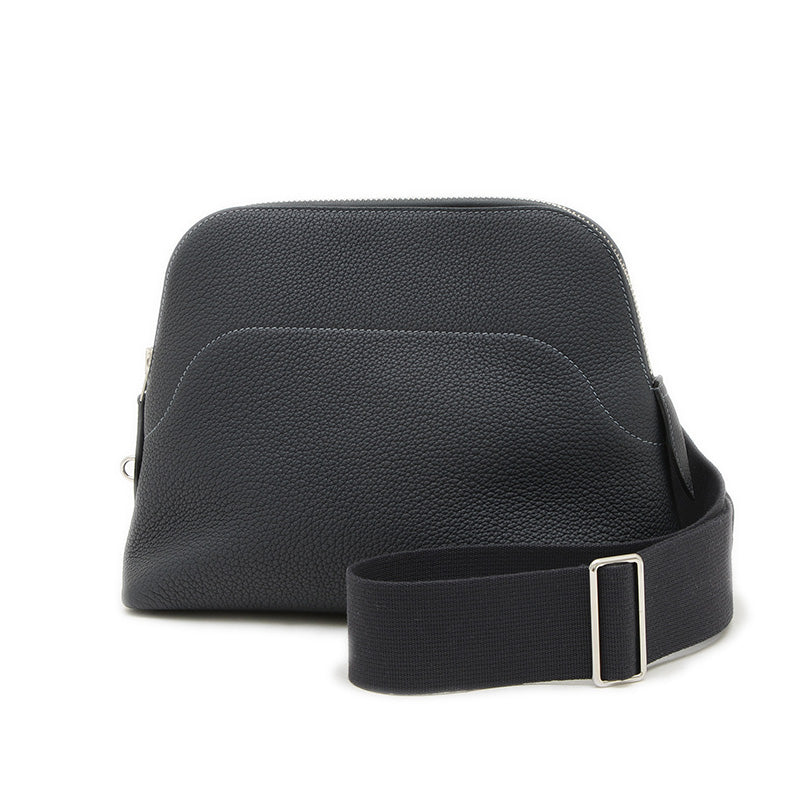 ボリードメッセンジャー トゴ ブルーニュイ シルバー金具 K刻印 ショルダーバッグ