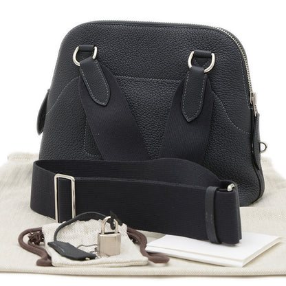 ボリードメッセンジャー トゴ ブルーニュイ シルバー金具 K刻印 ショルダーバッグ