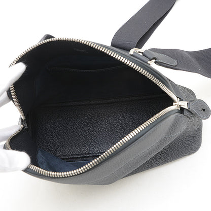 ボリードメッセンジャー トゴ ブルーニュイ シルバー金具 K刻印 ショルダーバッグ