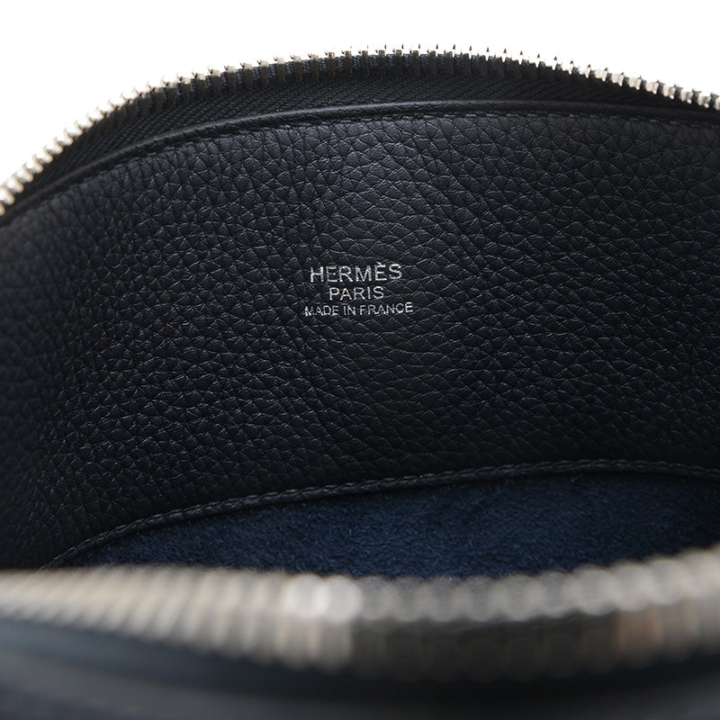 ボリードメッセンジャー トゴ ブルーニュイ シルバー金具 K刻印 ショルダーバッグ