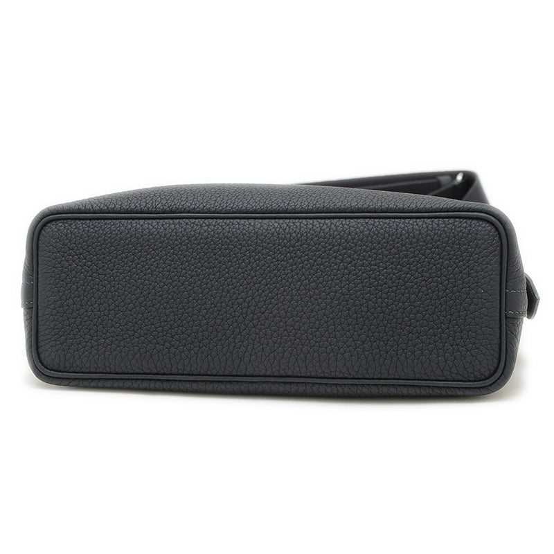 ボリードメッセンジャー トゴ ブルーニュイ シルバー金具 K刻印 ショルダーバッグ