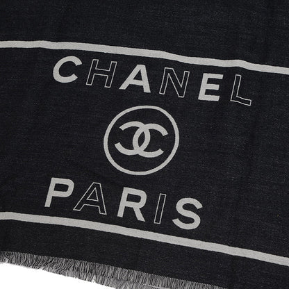 ストール ココマーク カシミヤ ブラック ストール