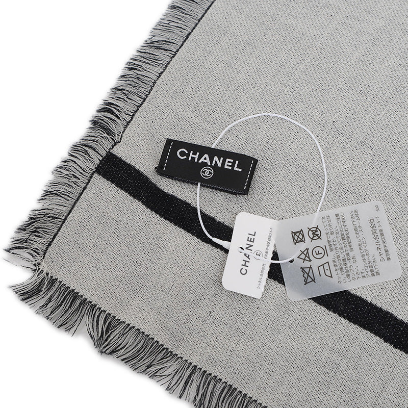 ストール ココマーク カシミヤ ブラック ストール