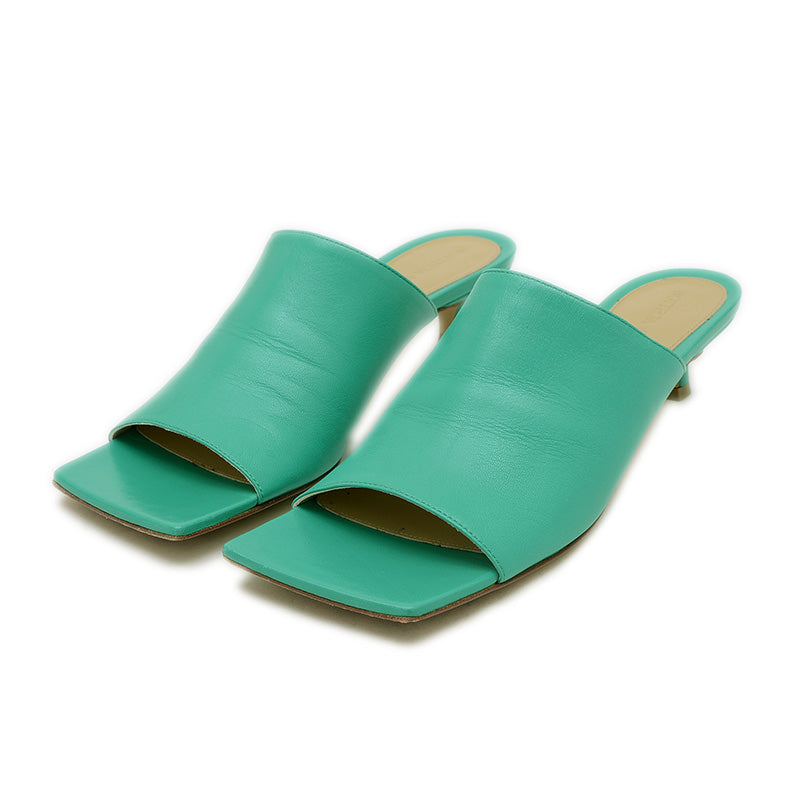 サンダル ジェーンスミス レザー グリーン レディース サイズ37 サンダル