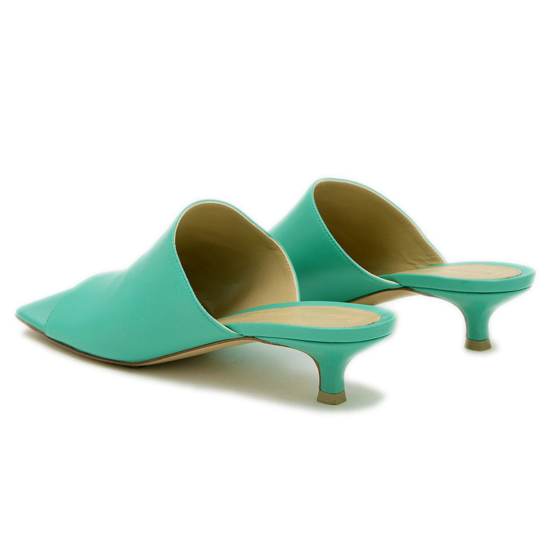 サンダル ジェーンスミス レザー グリーン レディース サイズ37 サンダル