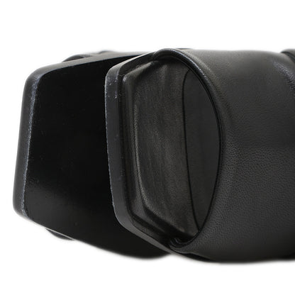 サンダル ハンナ55 レザー ブラック レディース サイズ36.5 サンダル