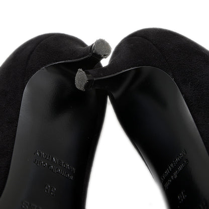 パンプス ブラッシュ40 スエード ブラック レディース 36サイズ パンプス