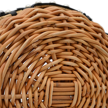 ホースバケット L かごバッグ ラタン ナチュラル トートバッグ