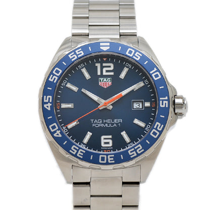フォーミュラ1 デイト ブルー文字盤 クォーツ SS WAZ1010 腕時計