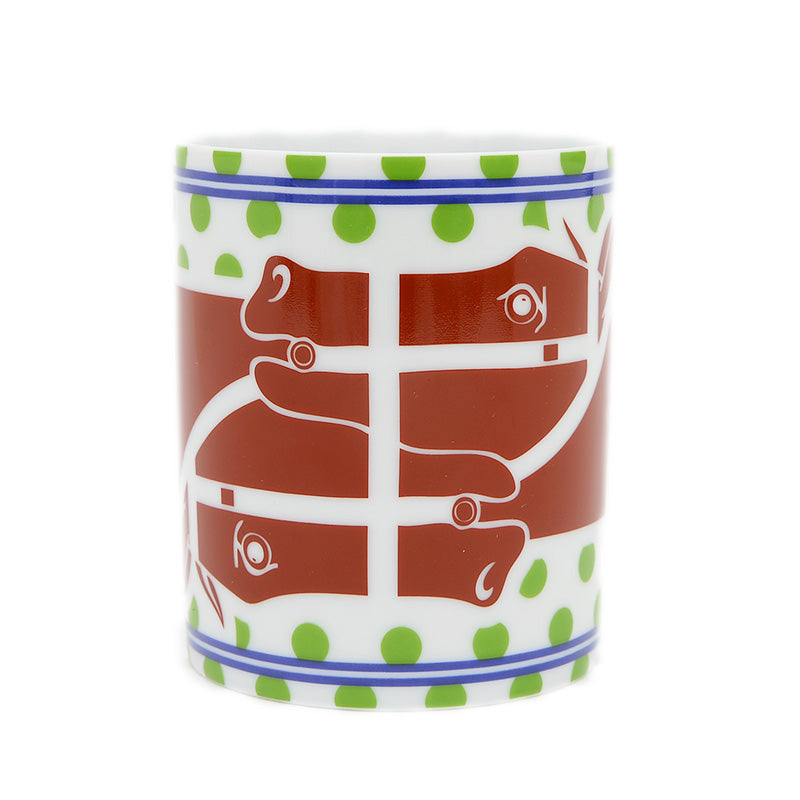 マグカップ QUADRIGE POP クアドリカ グリーン 陶磁器 300ml マグカップ