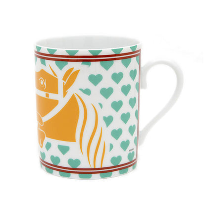 マグカップ QUADRIGE POP クアドリカ グリーン 陶磁器 300ml マグカップ