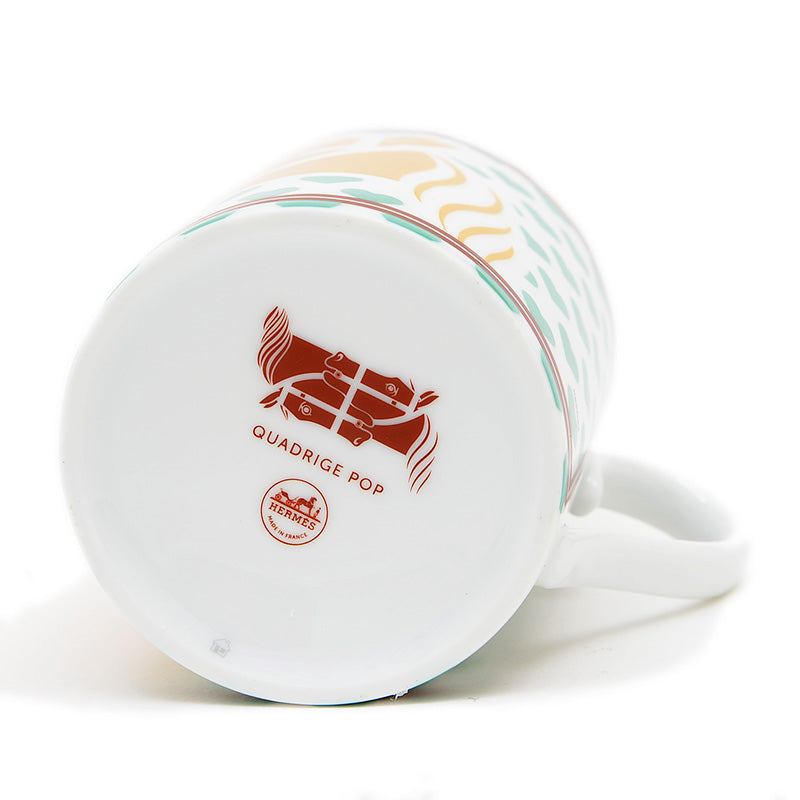 マグカップ QUADRIGE POP クアドリカ グリーン 陶磁器 300ml マグカップ