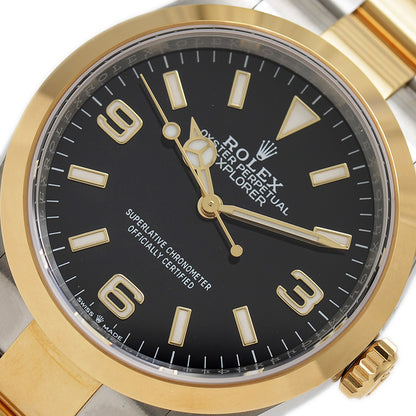 エクスプローラー 36 124273 SS/K18YG コンビ 黒文字盤 ランダムシリアル 腕時計