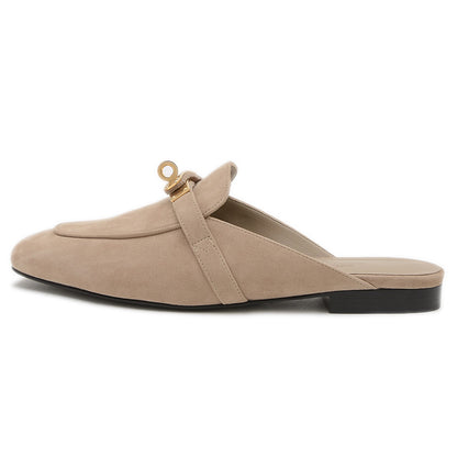 オズ　ミュール サンダル スエード ベージュ レディース 36サイズ ミュール