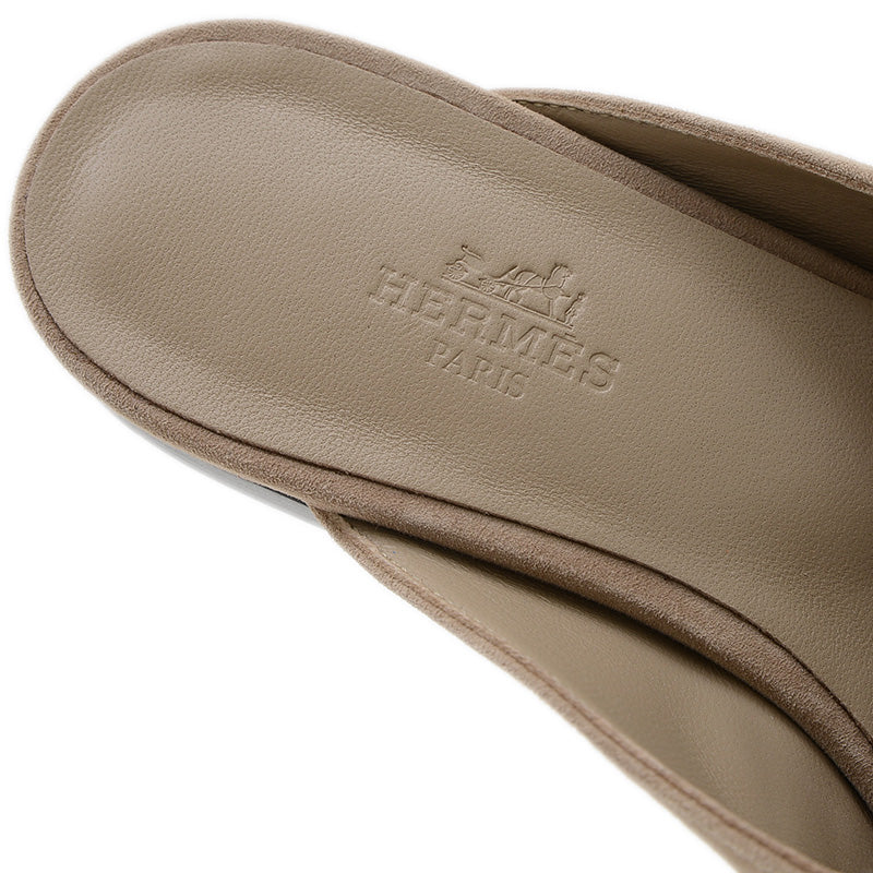 オズ　ミュール サンダル スエード ベージュ レディース 36サイズ ミュール