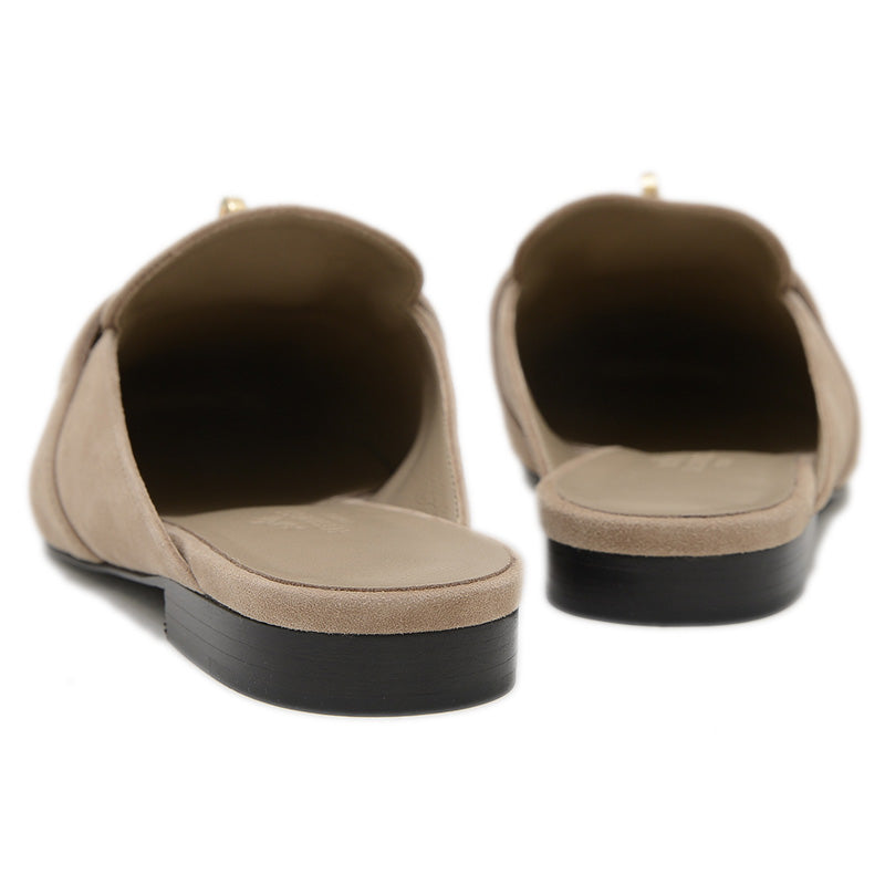 オズ　ミュール サンダル スエード ベージュ レディース 36サイズ ミュール