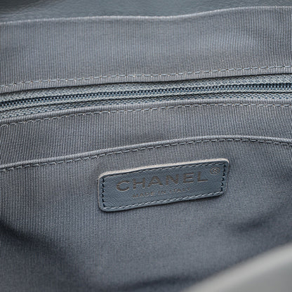 シェブロン バックパック ラムスキン ブルー A91122 リュック・デイパック