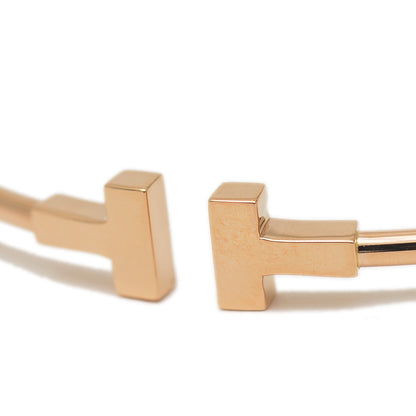 Tナロー ワイヤー ブレスレット ミディアム K18PG ブレスレット