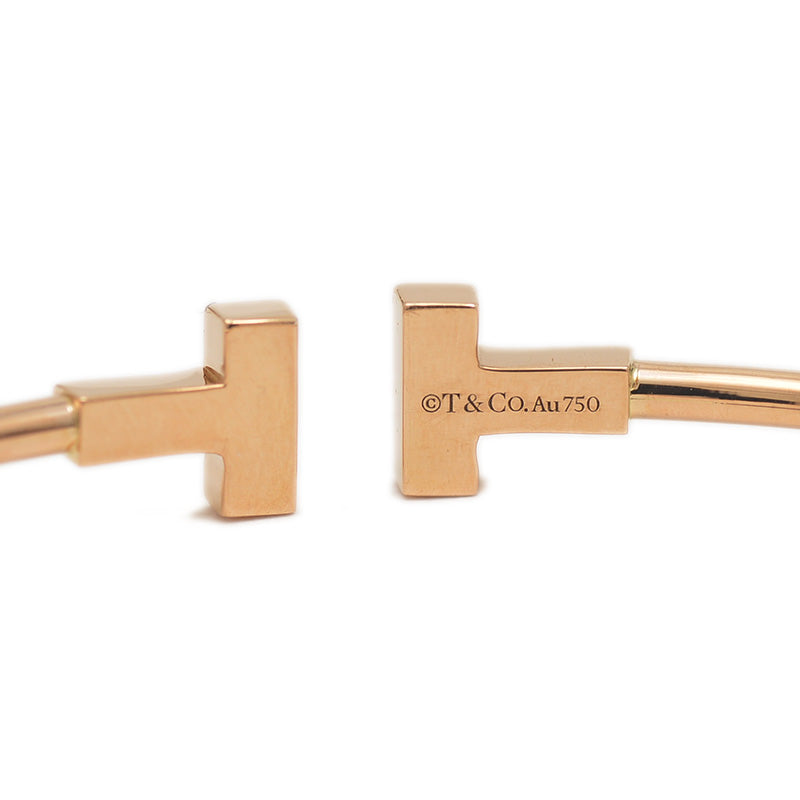 Tナロー ワイヤー ブレスレット ミディアム K18PG ブレスレット