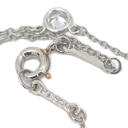 バイザヤード ネックレス Pt950/1Pダイヤ トップ約4mm ネックレス