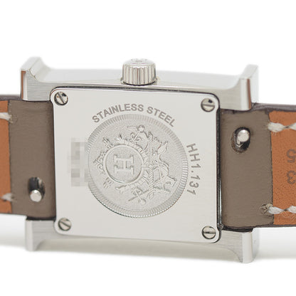 Hウォッチ ミニ ベゼルダイヤ シェル文字盤 クォーツ HH1.131 レディース 腕時計