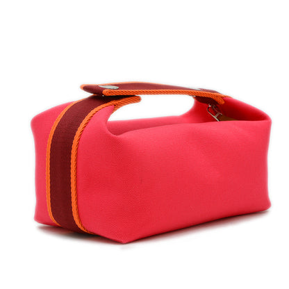 ブリッド ア ブラック PM ポーチ コットンキャンバス ピンク ハンドバッグ