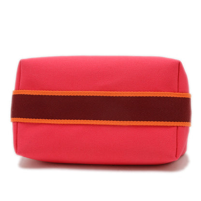 ブリッド ア ブラック PM ポーチ コットンキャンバス ピンク ハンドバッグ