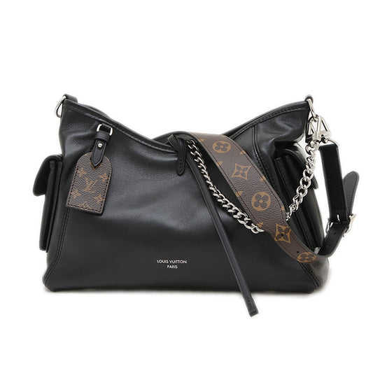 キャリーオール カーゴ バイブ PM ショルダーバッグ ラムレザー ブラック M24861 ショルダーバッグ