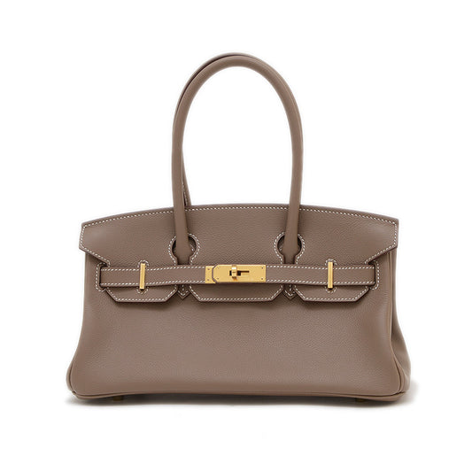 ショルダーバーキン 30 トリヨン エトゥープ ゴールド金具 K刻印 ハンドバッグ