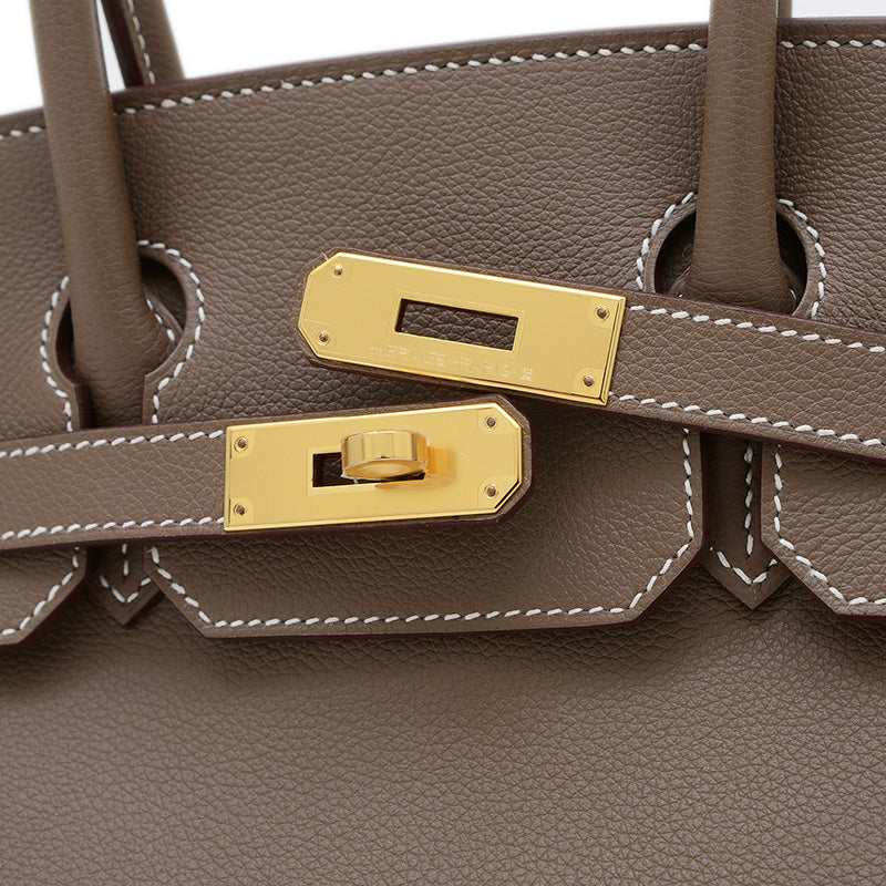 ショルダーバーキン 30 トリヨン エトゥープ ゴールド金具 K刻印 ハンドバッグ