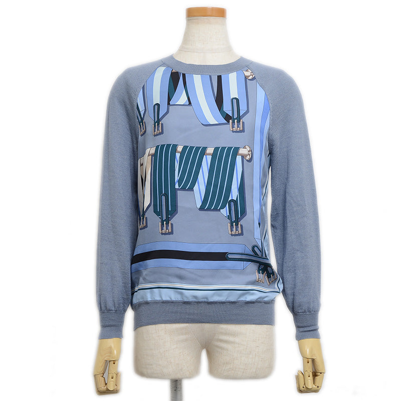 ニット シルク/ニット ブルー レディース ※サイズ不明 ニット