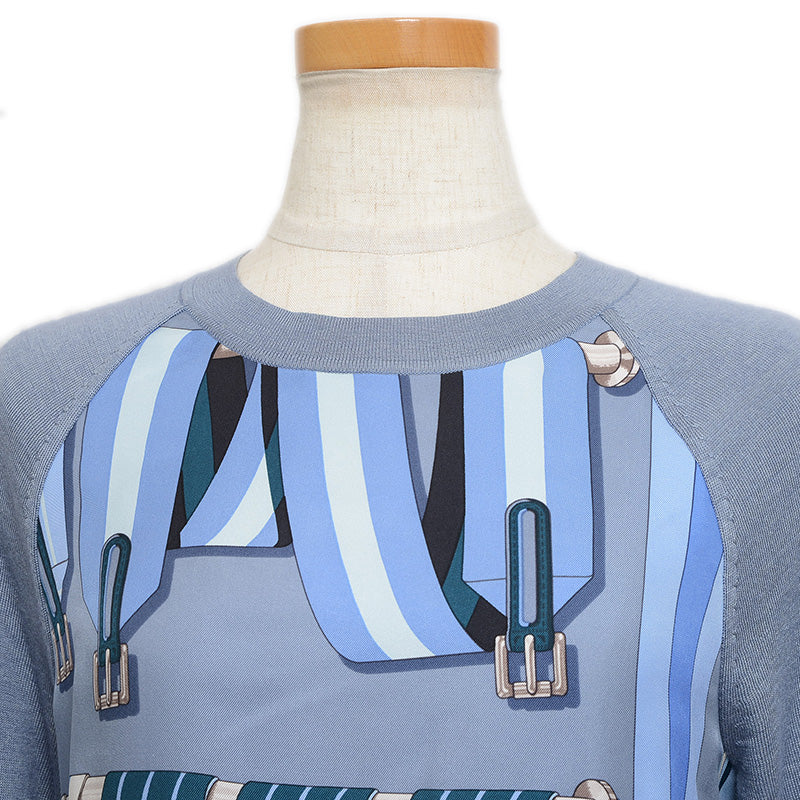 ニット シルク/ニット ブルー レディース ※サイズ不明 ニット