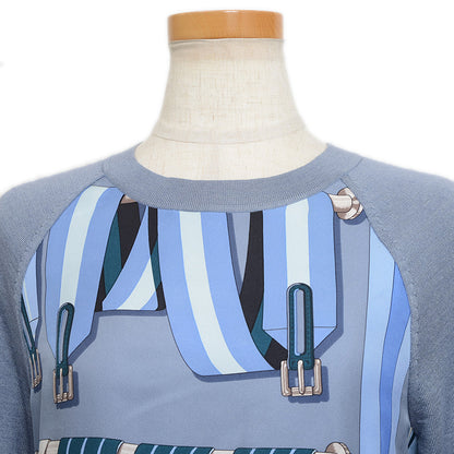 ニット シルク/ニット ブルー レディース ※サイズ不明 ニット