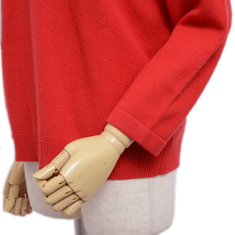 ニット カシミヤ レッド レディース 40サイズ ニット