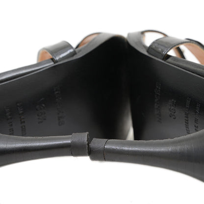 ストラップ サンダル エナメル ブラック #36.5 サンダル