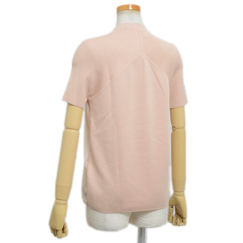 ツイルレーヌ ショートスリーブニット シルク/コットン混 ベージュ #48 ニット