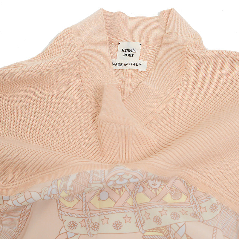 ツイルレーヌ ショートスリーブニット シルク/コットン混 ベージュ #48 ニット