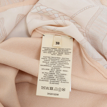 ツイルレーヌ ショートスリーブニット シルク/コットン混 ベージュ #48 ニット