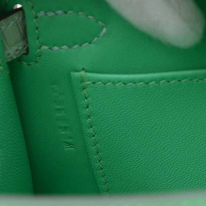 ケリー ミニ ドゥ 2 タッチ マダム/アリゲーター ヴェールコミック W刻印 ハンドバッグ