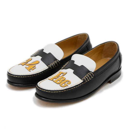 モカシン ケネディ 24 FBG 24番地のサーキット レザー レディース 36.5サイズ モカシン