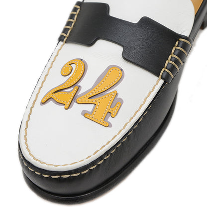 モカシン ケネディ 24 FBG 24番地のサーキット レザー レディース 36.5サイズ モカシン