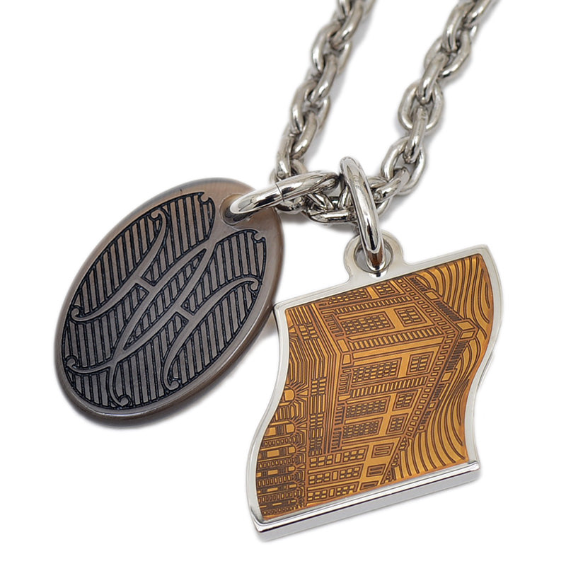 パラード ネックレス バッファローホーン シルバー/オランジュ ネックレス