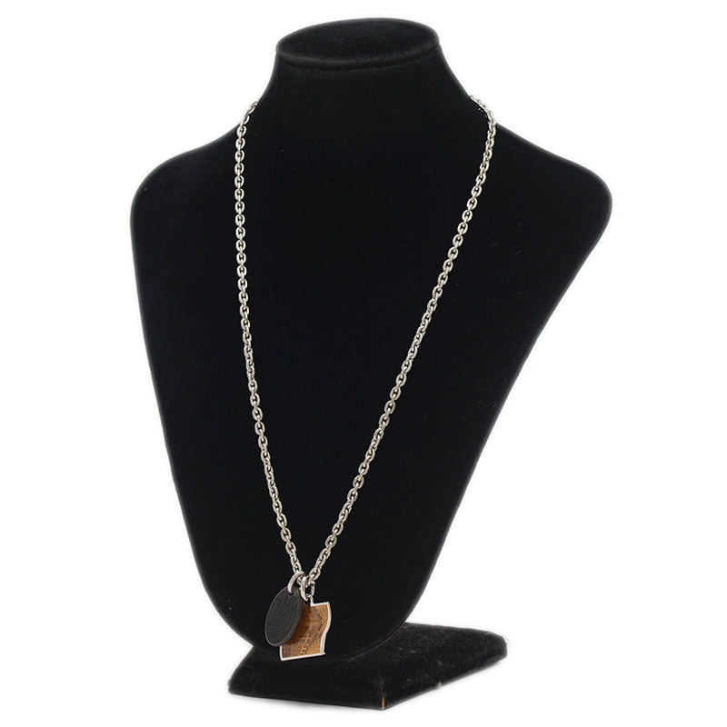 パラード ネックレス バッファローホーン シルバー/オランジュ ネックレス