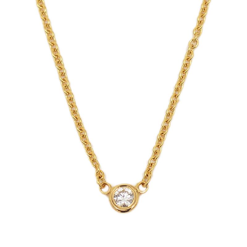 バイザヤード ネックレス 1Pダイヤ 0.05ct K18YG ネックレス