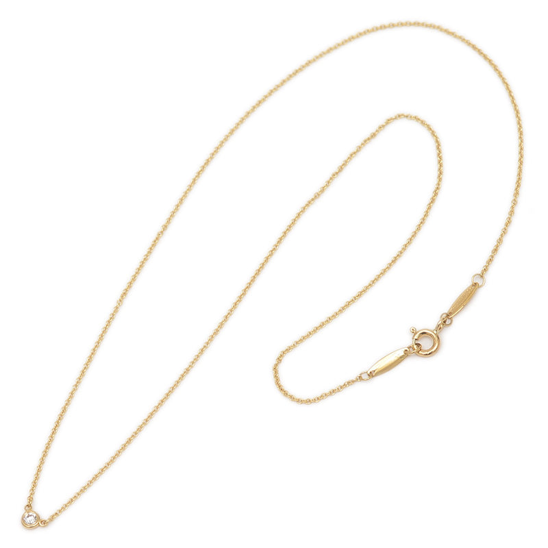 バイザヤード ネックレス 1Pダイヤ 0.05ct K18YG ネックレス