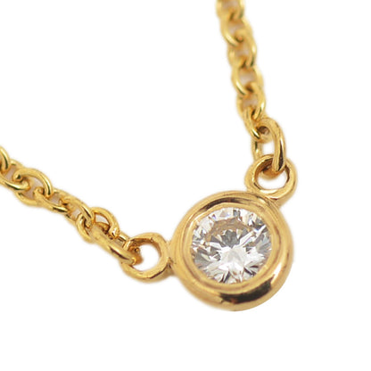 バイザヤード ネックレス 1Pダイヤ 0.05ct K18YG ネックレス