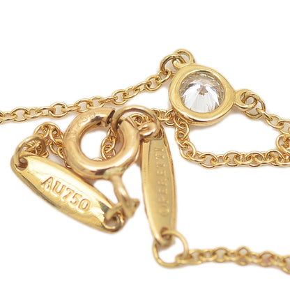 バイザヤード ネックレス ダイヤ約0.12ct K18YG ネックレス