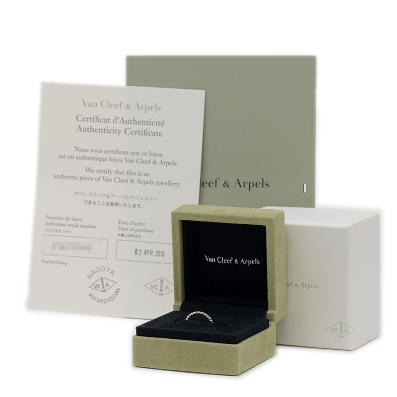 ペルレ リング SM K18WG #50 VCARPJME00 リング・指輪