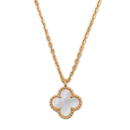 スウィートアルハンブラ ネックレス K18YG/マザーオブパール VCARF69100 ネックレス